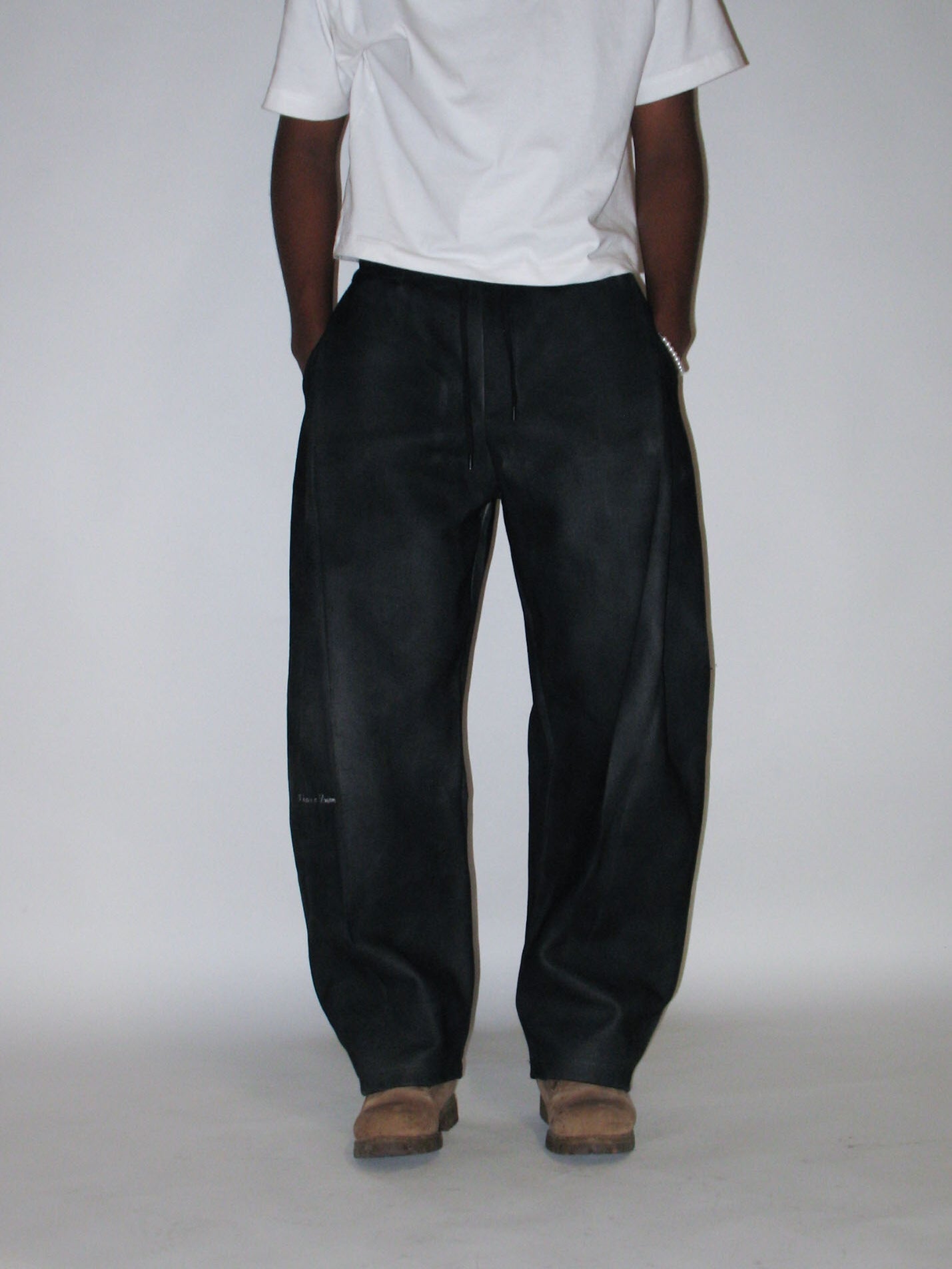 Black Punch Pants