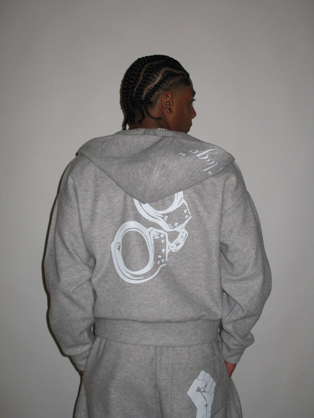 Gray Criminal Hoodie