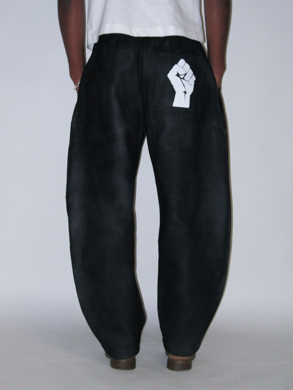 Black Punch Pants